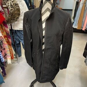 Men's Black Quilted Jacket